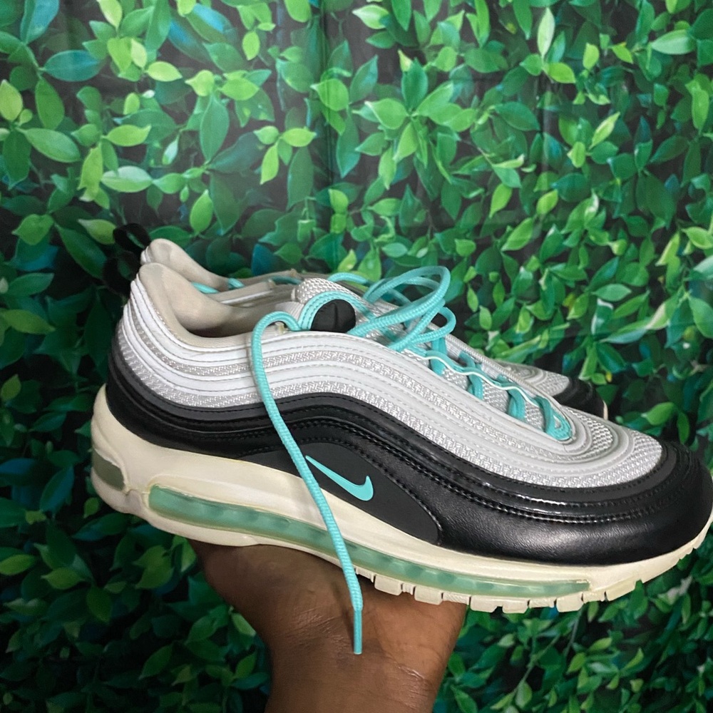 Nike Air Max 97 Sneakers in Black and Teal